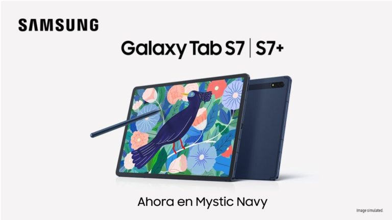 Samsung Chile anuncia nuevo color para las Tab S7 y S7+: Mystic Navy